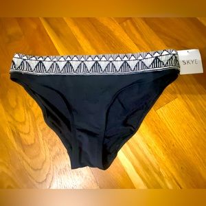 NWT SKYE swimwear md waist fold-over bikini bottoms